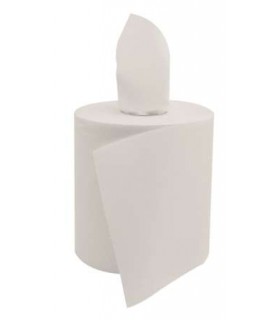 Rouleau d’essuyage 20x30cm dévidage central 450 formats lot de 6
