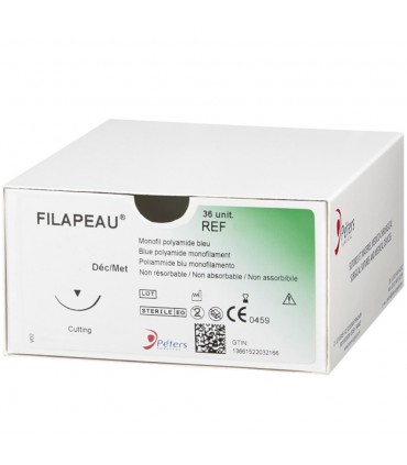 Fil de suture Filapeau non résorbables 4/0 boite de 12