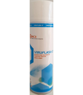 Aérosol gros débit bactéricide,fongicide,virucide 500 ml Spécial véhicules/Bureau