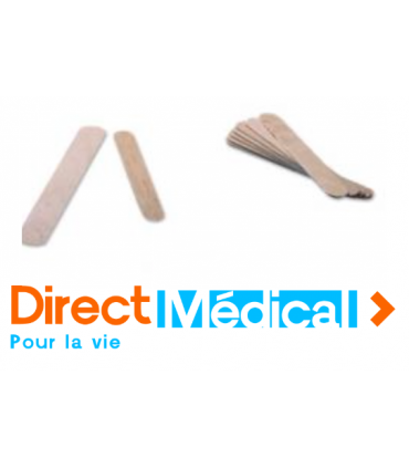 Abaisse langue adulte bois boîte de 100