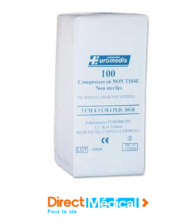compresse en non-tissé non stérile