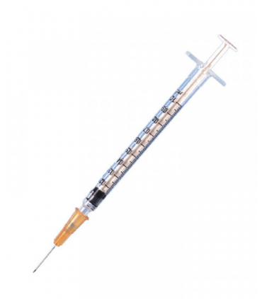 Seringue tuberculine avec aiguille 25G x 16 mm