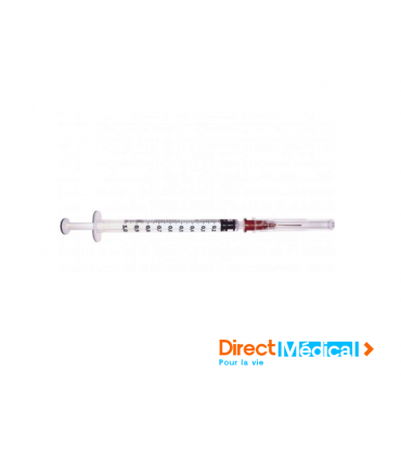 Seringue tuberculine avec aiguille 26g x 13 mm