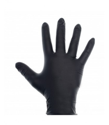 Gants nitrile noir non poudrés Nitrylex Mercator
