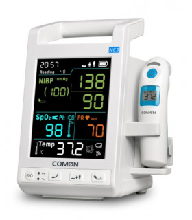 Moniteur de paramètres vitaux COMEN NC3 - SpO2,pouls, NIBP et température - Direct Médical