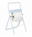 support devidoir sur pied metal laque avec roulettes Essuyage