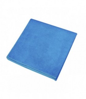 chiffons microfibres 40 x 40 cm par lot de 20 bleu Essuyage