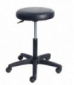 Tabouret INOX réglable NOIR Mobilier