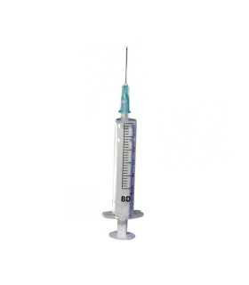 Seringue Pre Montée 5Ml Bd Emerald aiguille Verte 21G 0.8 x 40mm