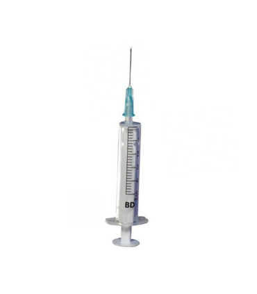 Seringue Pre Montée 5Ml Bd Emerald aiguille Verte 21G 0.8 x 40mm