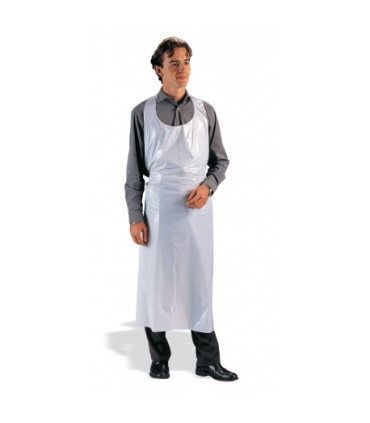 Tablier Uu 125 Cm Blanc Pe