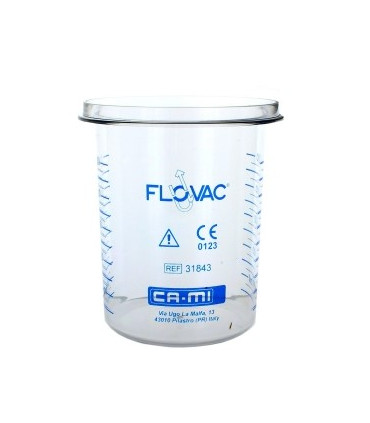 BOCAL POUR SACHET RECEPTABLE 1000ML FLOVAC