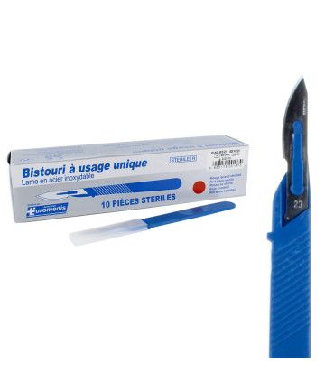 Bistouris stérile euromedis boite de 10