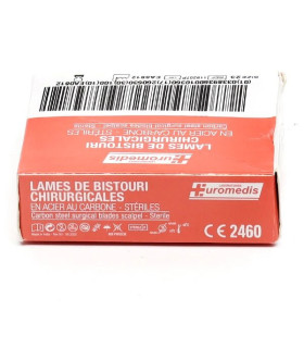 Lame de bistouris stérile EUROMEDIS boite de 100