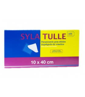 Pansement Gras Vaseliné SYLATULLE 10x40cm – Boîte de 10