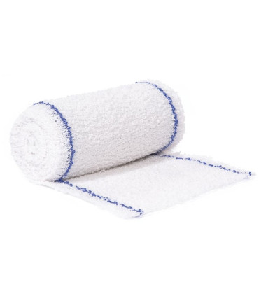 Bande de Crêpe stérile 100 % Coton 10 cm x 4m l'unité
