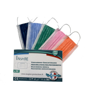 Masque Français boite de 50 type IIR chirurgical