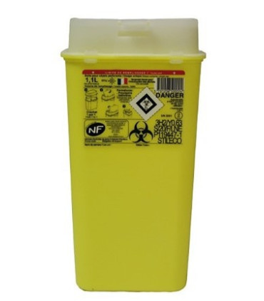 Conteneur/collecteur à aiguille DASRI 600 ml