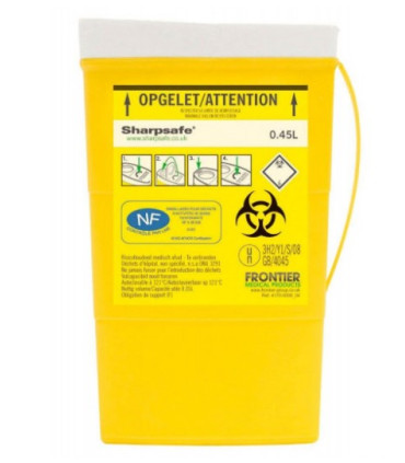 Conteneur/Collecteur DASRI Sharpsafe 0.45L