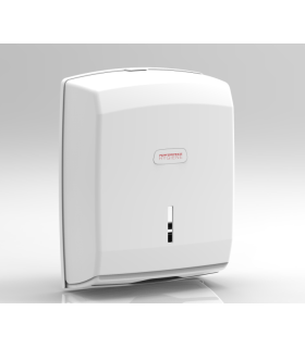 Distributeur abs blanc pour essuie-mains plies