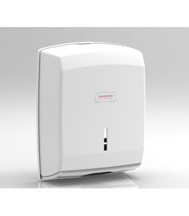 Distributeur abs blanc pour essuie-mains plies