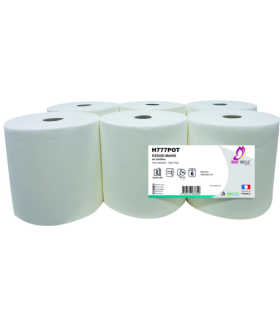 Rouleaux essuies-mains pour distributeur Autocut dévidage continu lot de 6