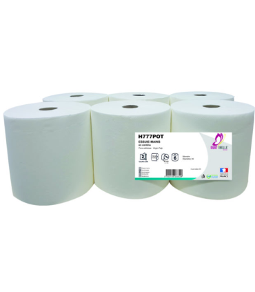Rouleaux essuies-mains pour distributeur Autocut dévidage continu lot de 6