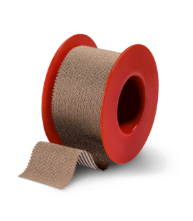 Sparadrap OMNIPLAST HARTMANN en tissu 2,5cm x 5m