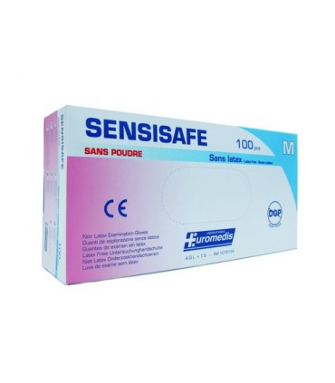 Gants non poudré SENSISAFE taille 6/7 boite de 100 Gants