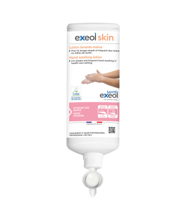 Flacon Airless 1L - Savon doux EXEOL SKIN - Direct Médical