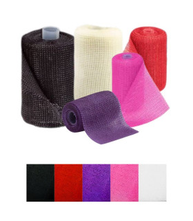 Bande de résine en fibre de verre DELTA-Lite Plus - Noir,Rouge,Violet,Rose,Blanc - Direct Médical