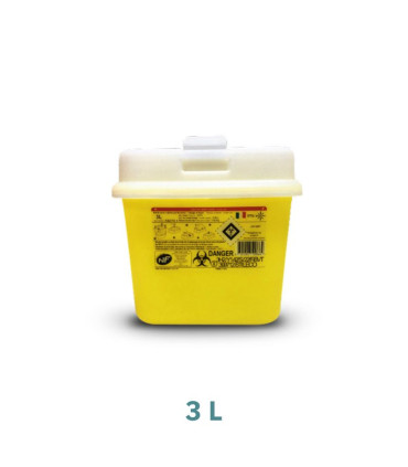 Conteneur/collecteur 3L à aiguille DASRI PACTO+ Styl'eco