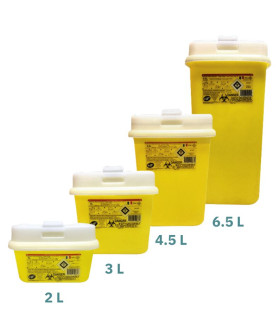 Conteneur/collecteur 2L, 3L, 4.5L et 6.5L à aiguille DASRI PACTO+ Styl'eco