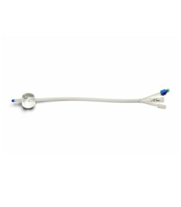 Sonde de Foley silicone 3 voies avec embout Nelaton -Direct Médical