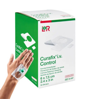 Pansement Curafix IV control 6 x 7.5 cm