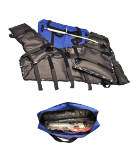 Set de 3 Attelles à dépression avec Sac et Pompe