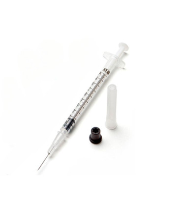 Seringue BD Preset 1ml Heparine avec aiguille 16mm 5/10 25G - boîte de 100