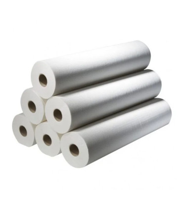 Drap Examen LARGE Blanc 70x38 Cm LISSE 150 Formats Carton De 6 - Direct Médical