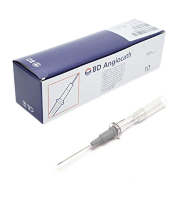 Cathéter long BD ANGIOCATH en téflon 16G 1/4 133mm boite de 10 - Direct Médical