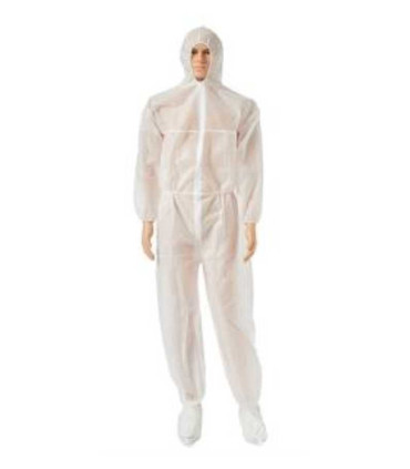 25 Combinaisons de protection blanche CAT 1 avec capuche - Direct médical
