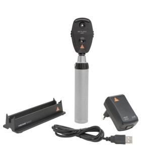 Ophtalmoscope HEINE BETA 200 LED - BETA4 USB poignée rechargeable