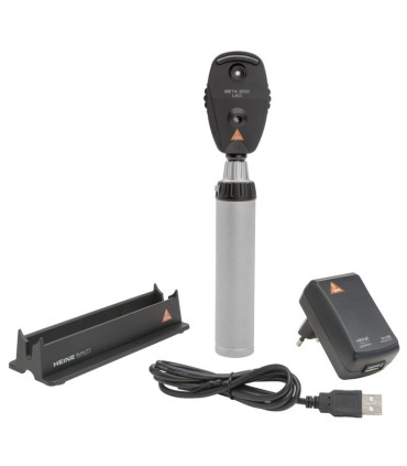 Ophtalmoscope HEINE BETA 200 LED - BETA4 USB poignée rechargeable