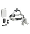 ML4 LED HeadLight sur bandeau Professional L, Loupe Binoculaire HR 2.5x/340mm, mPack, Transformateur à fiche HEINE