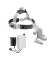 ML4 LED HeadLight sur bandeau Professional L, Loupe Binoculaire HRP 3.5x/420mm, mPack, Transformateur à fiche HEINE