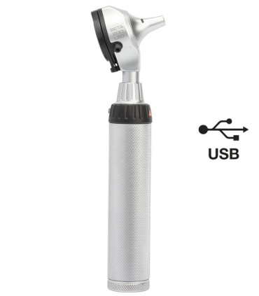 Otoscope HEINE BETA 200 LED F.O. avec poignée rechargeable USB