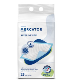 Alèses Jetables SafeLINE PAD Mercator 60x60cm sachet de 25
