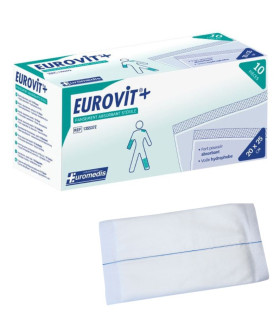 Pansement absorbant / américain Stérile 20 x 25 cm EUROVIT+ lot de 10