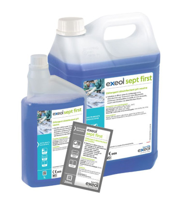 Exeol SEPT FIRST Détergent désinfectant pH neutre