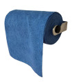 Rouleau de 75 microfibres bleues 30x30 cm - Épaisses, absorbantes et lavables