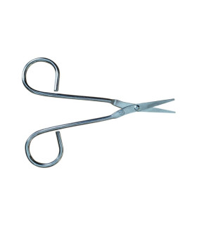 Ciseaux métal bouts pointus - sachet pelable 11.5cm EUROMEDIS